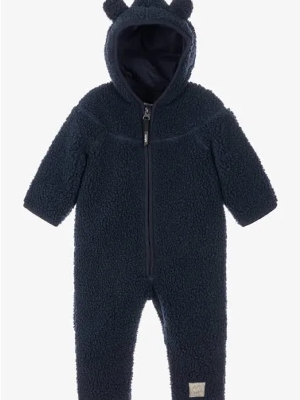 MOLO Navy Teddy Fleece One-Piece for Baby - Size 74CN (9 Months)